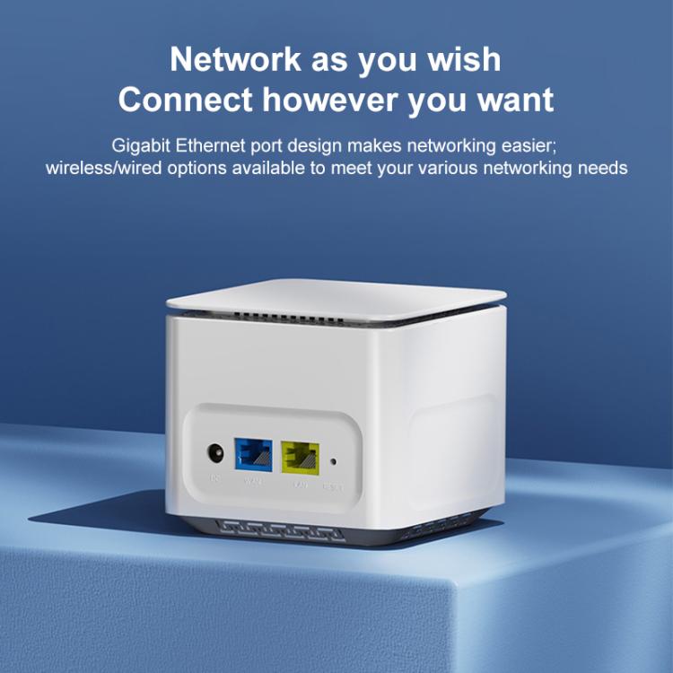 COMFAST CF-WR653AX 1500Mbps 2.4GHz / 5.8GHz Dual-Band Gigabit WiFi 6 Mesh Router, AU Plug, EU Plug, US Plug, UK Plug COMFAST CF-WR653AX 1500Mbps 2.4GHz / 5.8GHz Dual-Band Gigabit WiFi 6 Mesh Router, AU Plug, EU Plug, US Plug, UK Plug